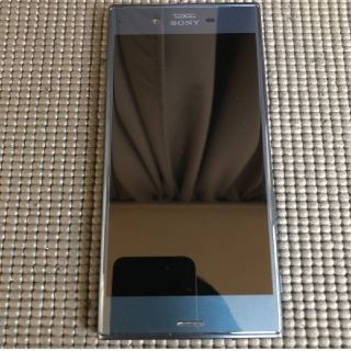 au Xperia XZ  SOV34 ブルー　本体のみ　美品（おまけ付）(スマートフォン本体)