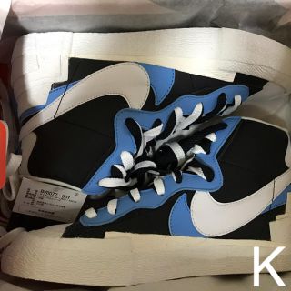 ナイキ(NIKE)のSacai x Nike Blazer 24.5cm(スニーカー)