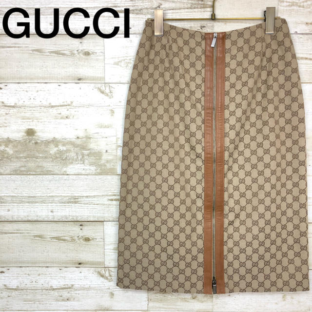 Gucci(グッチ)のGUCCI(グッチ) スカート GG柄 40 イタリア製 レディースのスカート(ひざ丈スカート)の商品写真