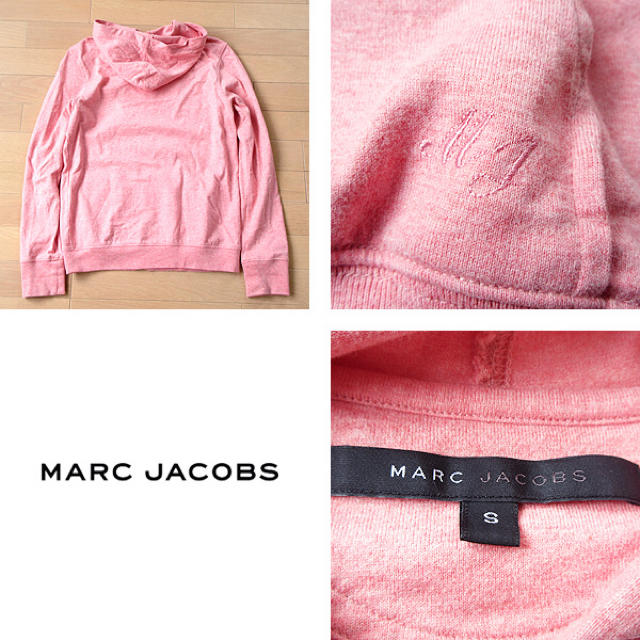 MARC JACOBS(マークジェイコブス)の超美品 Sサイズ マークジェイコブス メンズ パーカージャケット ピンク メンズのトップス(パーカー)の商品写真