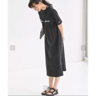 チャンピオン(Champion)のY♡R様専用 チャンピオン  別注ロゴワンピース   ブラック(ロングワンピース/マキシワンピース)