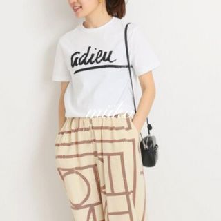 イエナ(IENA)のIENA ETRE CECILE ADIEU Tシャツ(Tシャツ(半袖/袖なし))