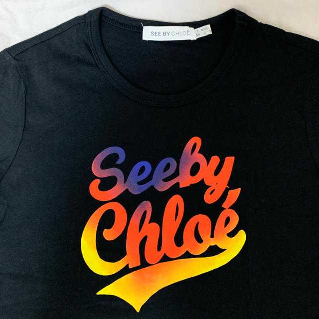 SEE BY CHLOE(シーバイクロエ)のSee by Chloe シーバイクロエ ロゴＴシャツ レディースのトップス(Tシャツ(半袖/袖なし))の商品写真