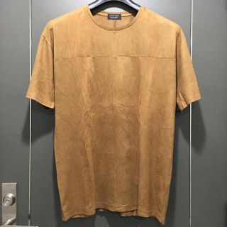 ザラ(ZARA)の【セール‼️】ZARA フェイク スエード Tee "L"(Tシャツ/カットソー(半袖/袖なし))