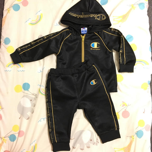 Champion(チャンピオン)のチャンピオンジャージセット90cm キッズ/ベビー/マタニティのキッズ服男の子用(90cm~)(その他)の商品写真