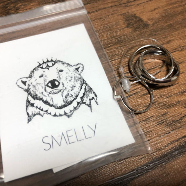 SMELLY(スメリー)のSMELLY 2リングセット レディースのアクセサリー(リング(指輪))の商品写真