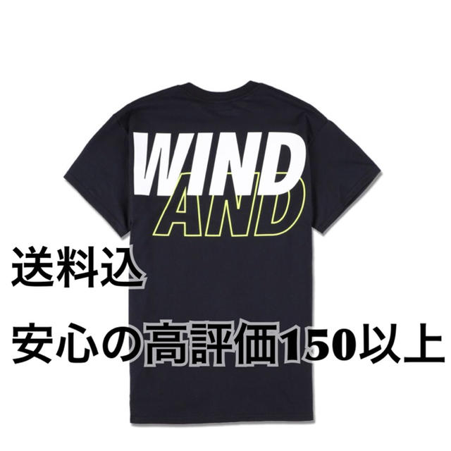 Tシャツ/カットソー(半袖/袖なし)送料込 L WIND AND SEA CS-145 T-SHIRT BLACK