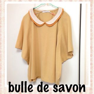 ビュルデサボン(bulle de savon)の＊サボン＊重ね襟 カットソー(カットソー(半袖/袖なし))