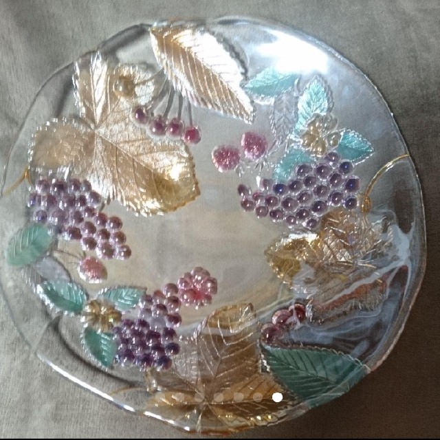 新品 高級 ガラス製 大皿 小皿 5枚 インテリア/住まい/日用品のキッチン/食器(食器)の商品写真