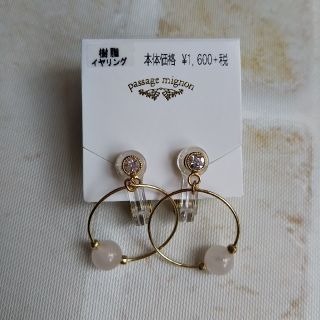 パサージュミニョン(passage mignon)の新品 イヤリング 樹脂 (イヤリング)