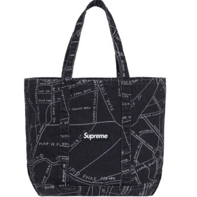 トートバッグSupreme Gonz Map Denim Tote デニム トート