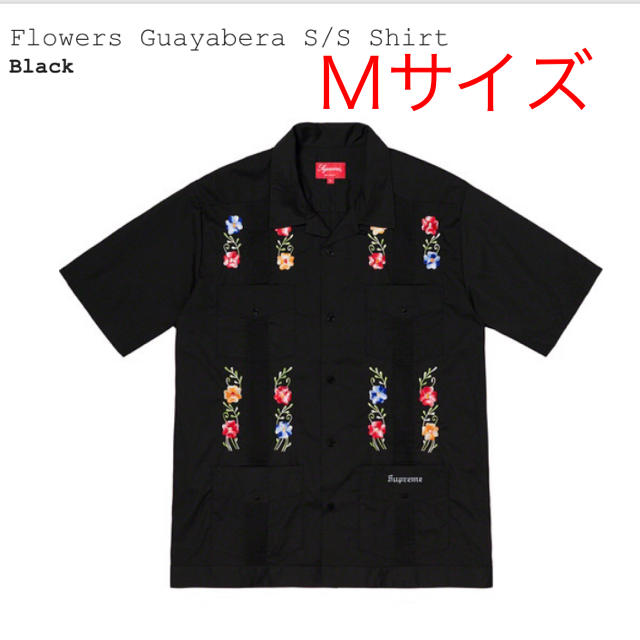 19ss supreme Flowers Guayabera S/S Shirt