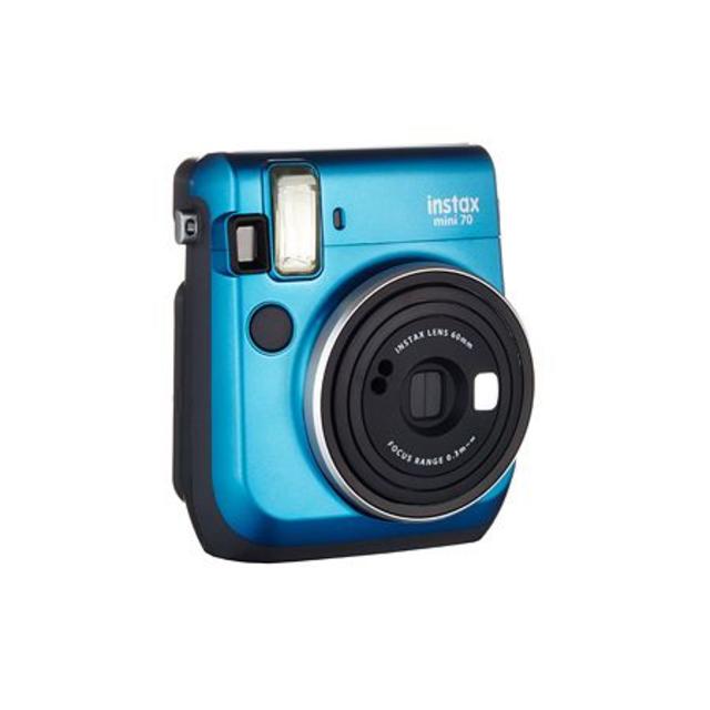 富士フイルム(フジフイルム)の新品 チェキ instax mini 70N ブルー スマホ/家電/カメラのカメラ(フィルムカメラ)の商品写真