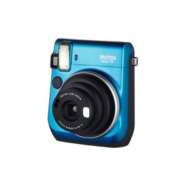 富士フイルム(フジフイルム)の新品 チェキ instax mini 70N ブルー スマホ/家電/カメラのカメラ(フィルムカメラ)の商品写真