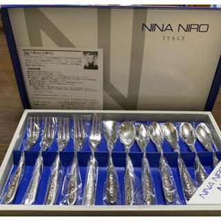 ニーナ(Nina)のNINA NIRO(ニーナ・ニーロ)ティータイム12本セット(スプーン/フォーク)