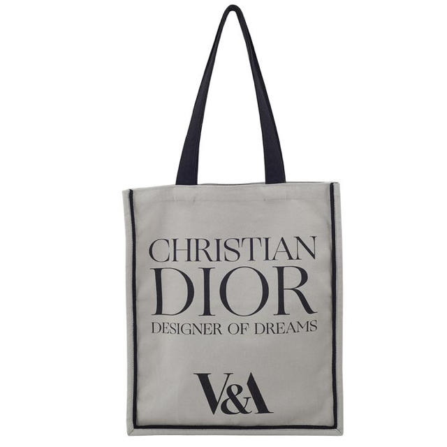 Christian Dior(クリスチャンディオール)のDior 英国ビクトリア&アルバート 美術館 企画展 限定 グレー&黒セット レディースのバッグ(トートバッグ)の商品写真