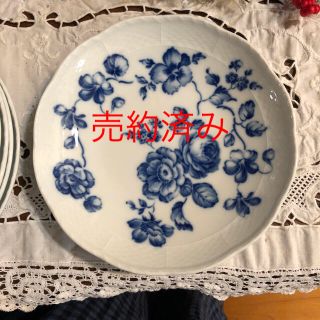 リチャードジノリ(Richard Ginori)のリチャードジノリ ブルーローズプレート5枚(食器)