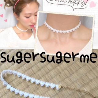 ハニーミーハニー(Honey mi Honey)のハートチョーカーsugersugerme(ネックレス)