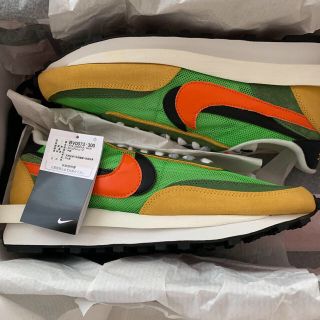 ナイキ(NIKE)のNIKE × sacai LDワッフル グリーン 28.5cm 新品未使用(スニーカー)