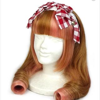 アンジェリックプリティー(Angelic Pretty)のAngelicPretty おすましDollギンガムヘアバンド(ヘアバンド)