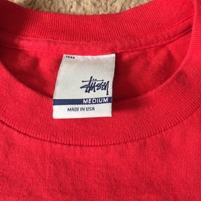 STUSSY(ステューシー)のSTUSSY🍎 赤ティ〜 レディースのトップス(Tシャツ(半袖/袖なし))の商品写真