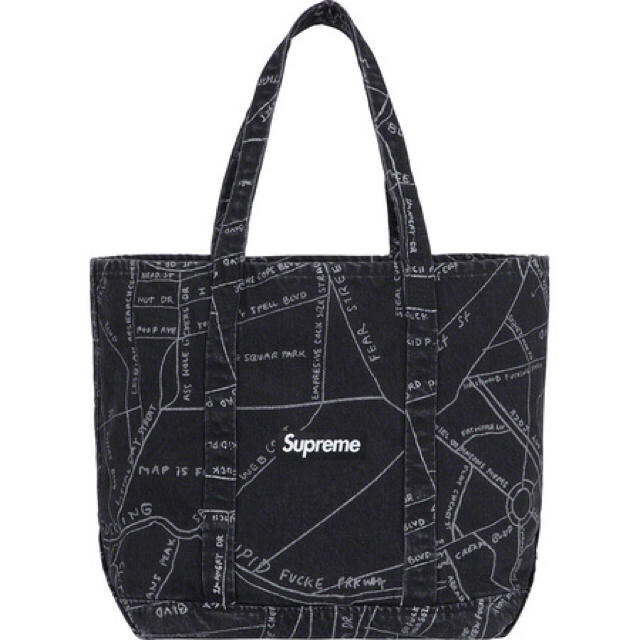 Supreme(シュプリーム)のSupreme Gonz Map Denim Tote シュプリーム トート メンズのバッグ(トートバッグ)の商品写真