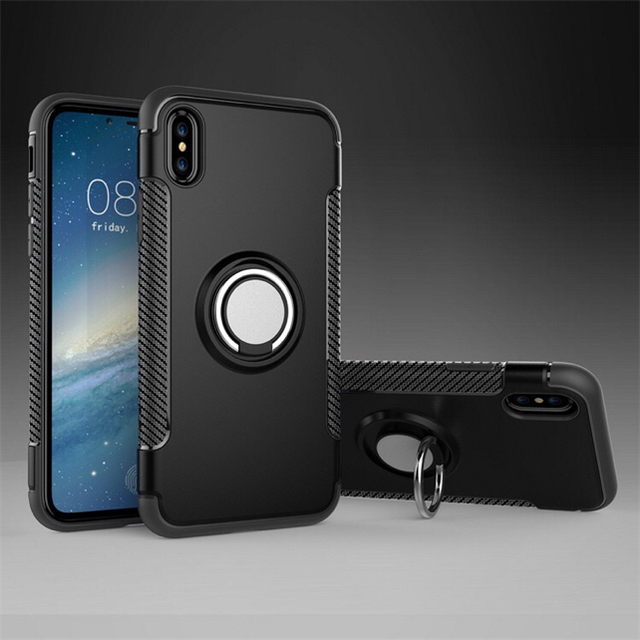 新品！iPhoneXR カッコいい リング付き耐衝撃ケース の通販 by yukino’shop｜ラクマ