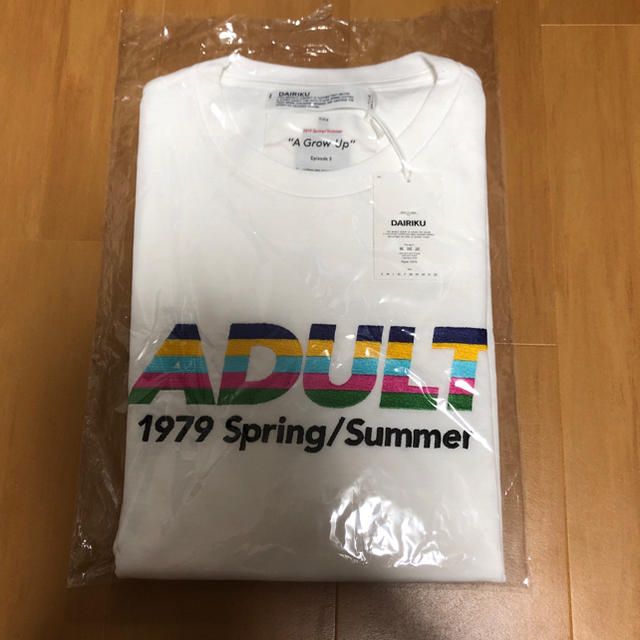 本日限定値下げ dairiku 19ss ADULT Tシャツ