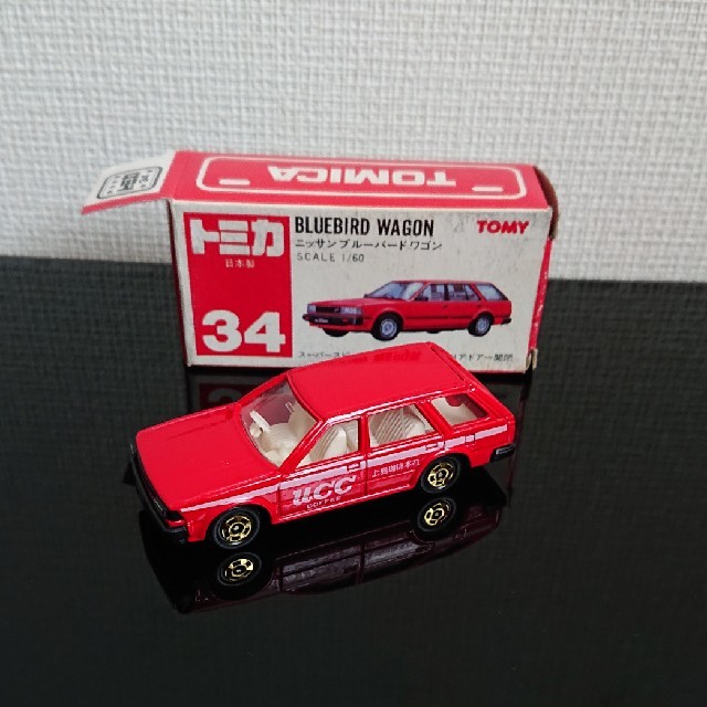 トミカ 赤箱 日産ブルーバードワゴンの通販 by こーてん's shop｜ラクマ