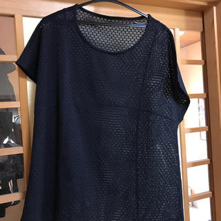 シャルレ(シャルレ)のシャルレ  3L  濃紺  新品(カットソー(半袖/袖なし))