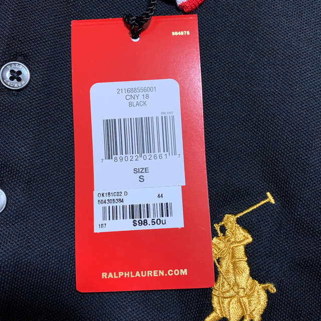 POLO RALPH LAUREN(ポロラルフローレン)の○新品未使用○ポロ ラルフローレン ポロシャツ 黒 レディースのトップス(ポロシャツ)の商品写真