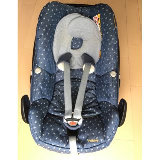 マキシコシ(Maxi-Cosi)の【セット販売】マキシコシ 日本未発売デニムハート+FamilyFix+その他(自動車用チャイルドシート本体)