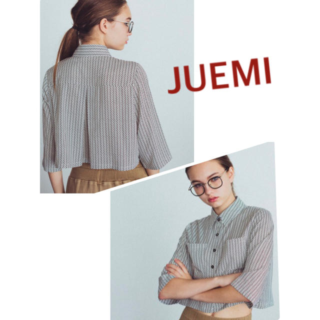 juemi short chiffon shirt