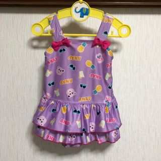 アナップキッズ(ANAP Kids)のANAP Kids キャラクターフリルスイムウェア Sサイズ(水着)