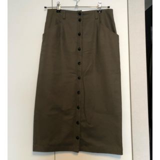 スピックアンドスパン(Spick & Span)の【Spick&Span】カーキタイトスカート(ひざ丈スカート)