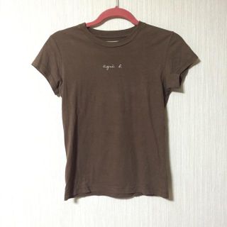 アニエスベー(agnes b.)のアニエスベー ブラウン Tシャツ(Tシャツ(半袖/袖なし))