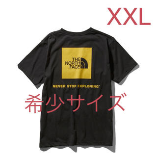 ザノースフェイス(THE NORTH FACE)のS/S Square Logo Tee イエロー XXL(Tシャツ/カットソー(半袖/袖なし))