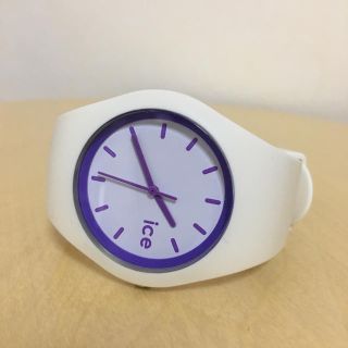 アイスウォッチ(ice watch)のice watch 白×紫(腕時計)