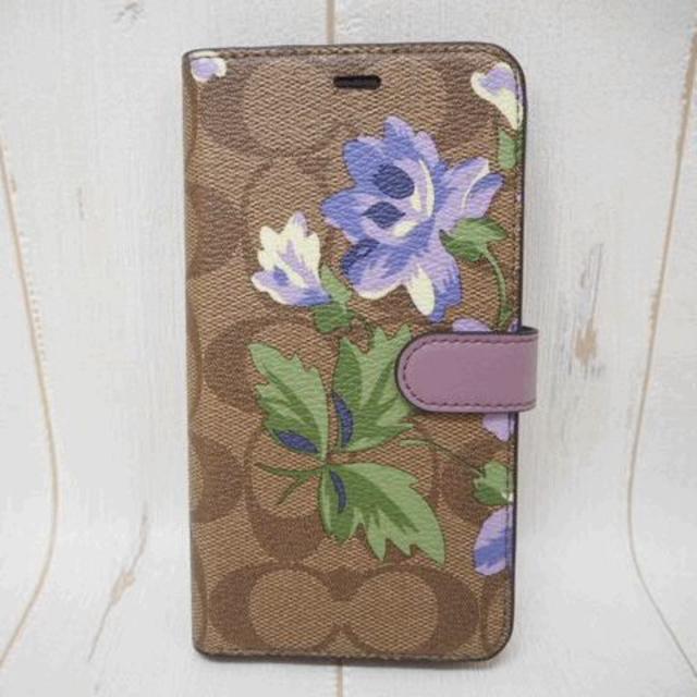 COACH - COACH コーチ 手帳型 iPhone XR ケース シグネチャー 花柄 PUの通販 by rainbow's shop｜コーチならラクマ