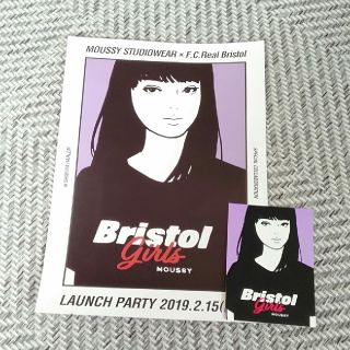 エフシーアールビー(F.C.R.B.)のmoussy kyne Bristol ステッカーフライヤー(Tシャツ/カットソー(半袖/袖なし))