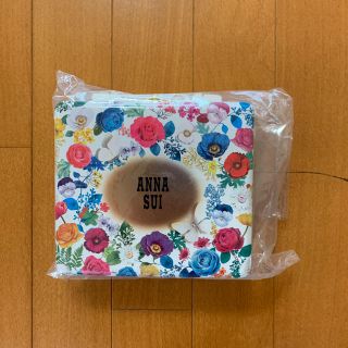 アナスイ(ANNA SUI)の新品☆ アナスイのノベルティ取っ手付きホワイト缶バッグ(ハンドバッグ)