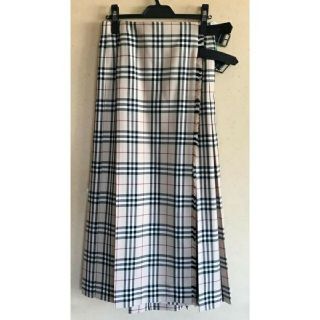 バーバリー(BURBERRY)のせまりさま専用　♥バーバリー　正規品　巻き　ラップ　スカート　ロング　　ベージュ(ロングスカート)