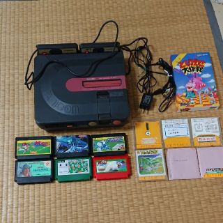 ファミリーコンピュータ(ファミリーコンピュータ)のシャープ ツインファミコン 動作Ok ソフト付き 送料込み 任天堂(家庭用ゲーム機本体)