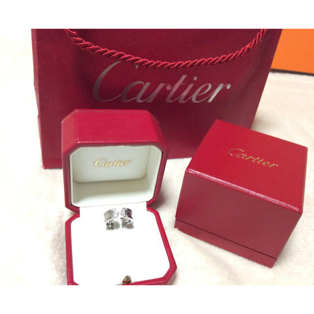 Cartier - Cartier カルティエ c2リング ダイヤ入 wg48定価40万メンテ済美品