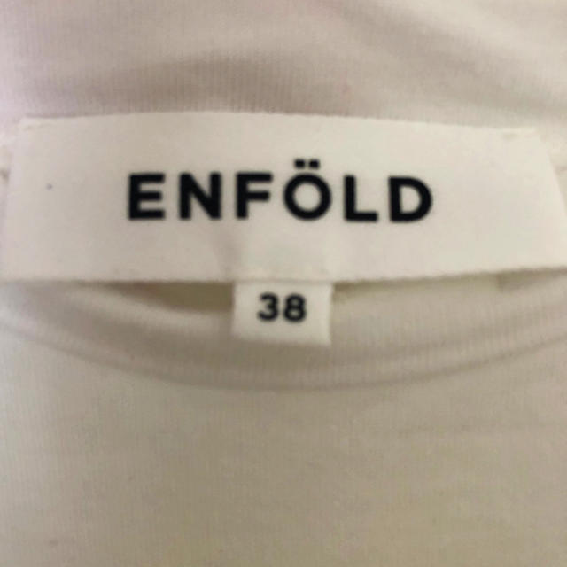 ENFOLD(エンフォルド)の【最終値下げ】ENFOLD スビン天竺1ワイドTOP レディースのトップス(Tシャツ(半袖/袖なし))の商品写真