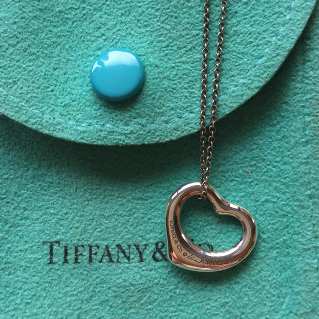 Tiffany & Co.(ティファニー)のTiffany ティファニー オープンハートネックレス レディースのアクセサリー(ネックレス)の商品写真