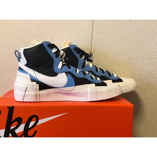 sacai(サカイ)のNIKE×SAKAI Blazer MID black blue メンズの靴/シューズ(スニーカー)の商品写真