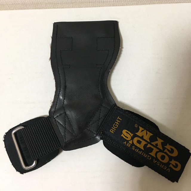 Sサイズ 右手のみ パワーグリップ ゴールドジム スポーツ/アウトドアのトレーニング/エクササイズ(トレーニング用品)の商品写真