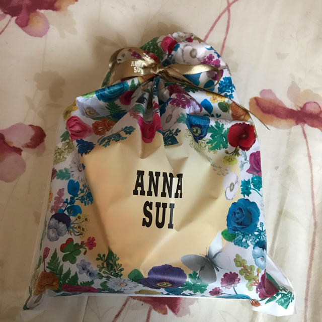 ANNA SUI(アナスイ)のANNA SUI ホワイト カン バッグ エンタメ/ホビーのコレクション(ノベルティグッズ)の商品写真