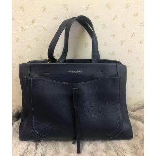 マークジェイコブス(MARC JACOBS)のmarcjacobs  ネイビー トートバッグ(トートバッグ)